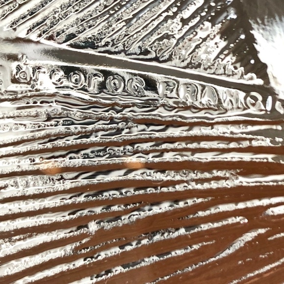 Arcoroc, France, FLEUR, Clear, Glass, Cake Stand, Vintage, 12.5" Nice Condition - Picture 8 of 11